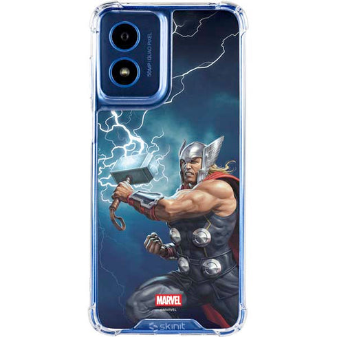 Marvel Thor Thor and Mjolnir Moto G 5G (2024) Clear Case